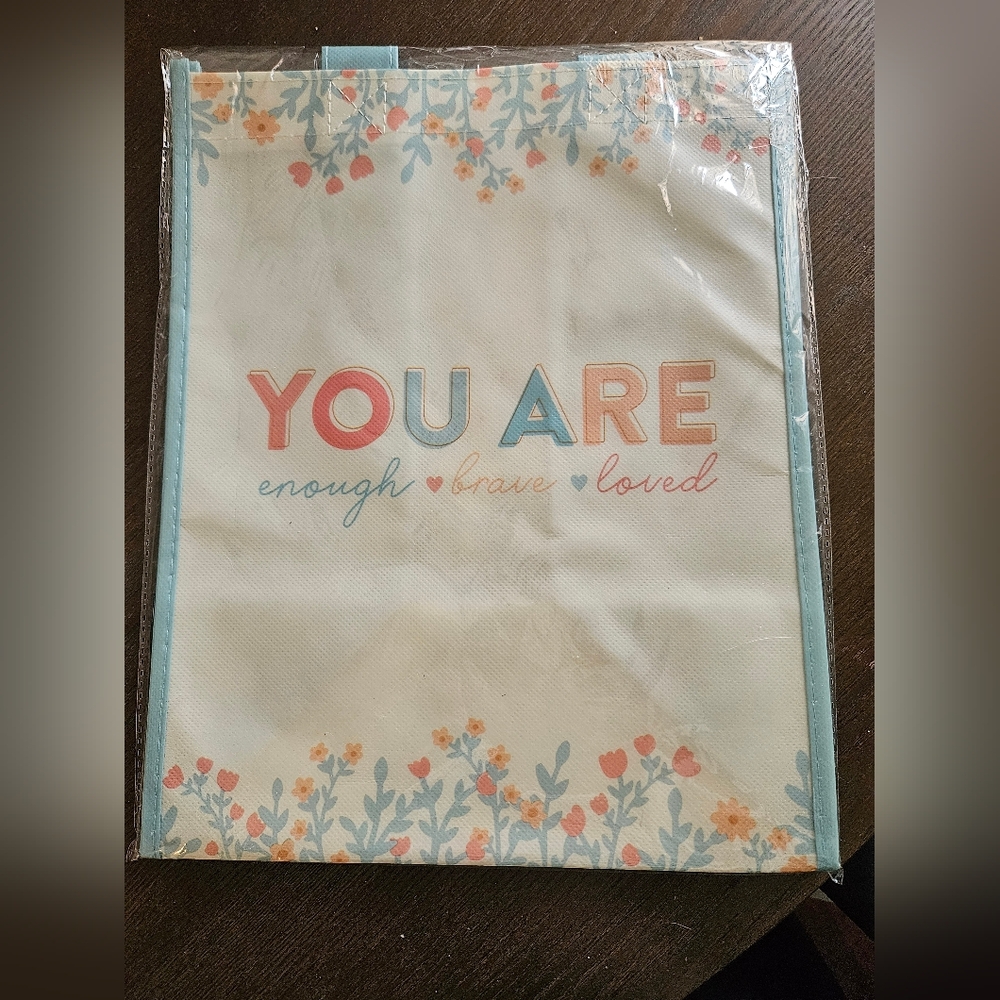 PPP Floral Inspirational Tote Bag